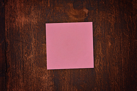empty pink post-it note thumbnail