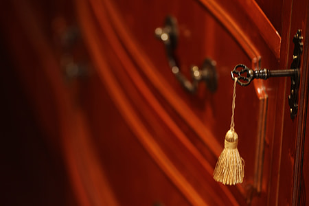 Office Wood Cabinet Closeup thumbnail