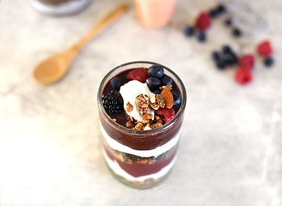 clear shot glass with fruits thumbnail