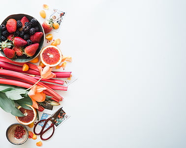 variety of fruits on white surface thumbnail