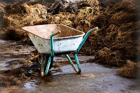teal and brown wheelbarrow thumbnail