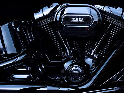 silver and black motorcycle engine thumbnail