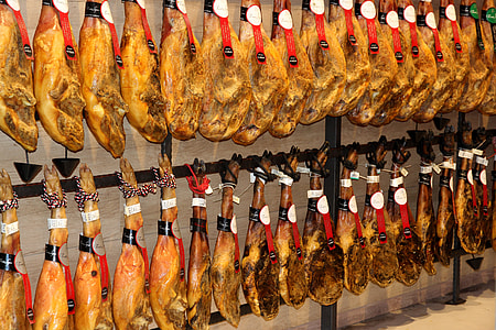 pig legs hang on rack thumbnail