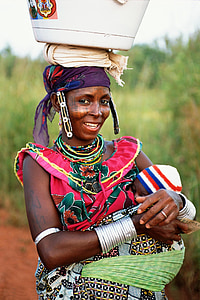 woman wearing red and gray sleeveless top thumbnail