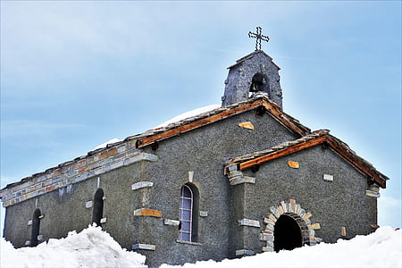 gray concrete church under blue sky thumbnail