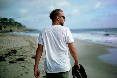sea, landscape, man, person thumbnail
