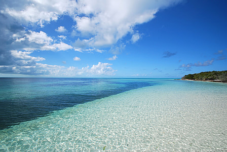 beach shore under sunny sky thumbnail