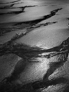 grayscale photo of body of water thumbnail