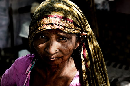 woman wearing yellow shawl thumbnail