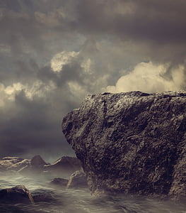 gray mountain at daytime thumbnail