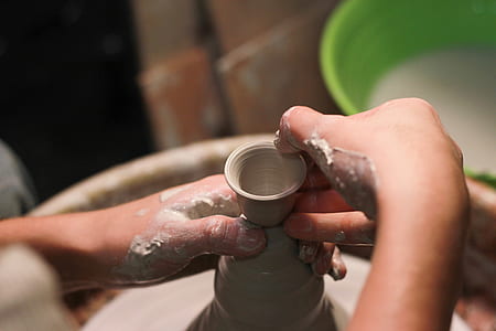 person molding vase thumbnail