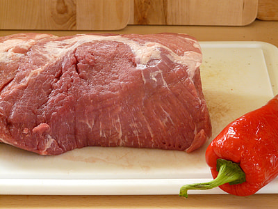 raw meat and red chili pepper thumbnail