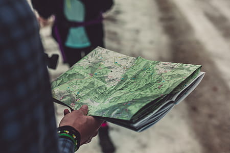 Person Holding Outlined Map thumbnail