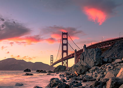 bridge surrounded by rocks thumbnail