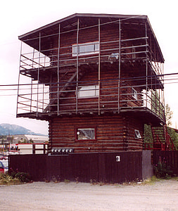 Three-story log skyscraper in Whitehorse, Yukon Territory thumbnail