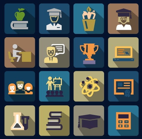 Vector flat social icons set 02 eps file
