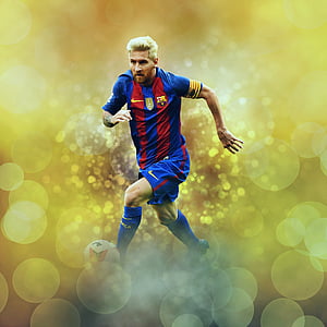 Leonel Messi running poster thumbnail