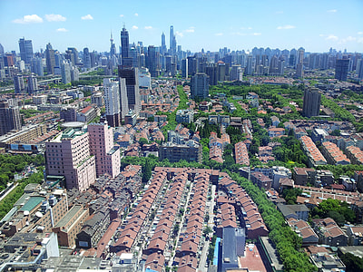Shanghai City Views with buildings in China thumbnail