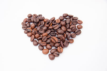 heart-shaped coffee beans thumbnail