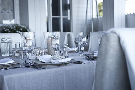 restaurant, blue, hotel, dinner thumbnail