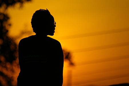 silhouette photo of person thumbnail