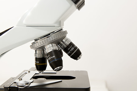 white and black microscope thumbnail