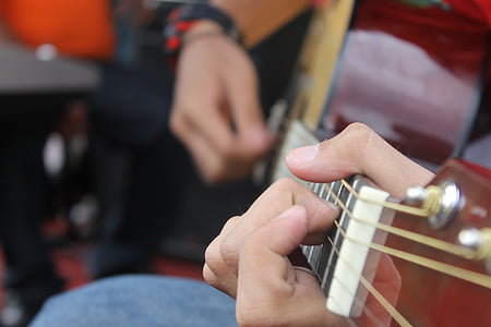 person playing guitar thumbnail