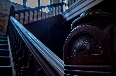 brown wooden handrail thumbnail