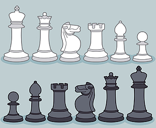 Colorful Chess Pieces Vector Svg Eps File Free Graphics Uihere