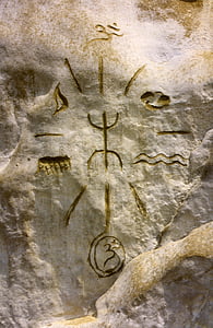 gray and brown stone glyph thumbnail