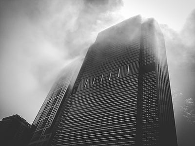 grayscale photo of high-rise building thumbnail