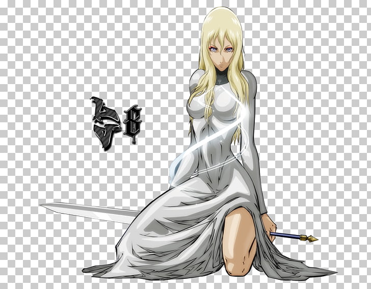 Claymore Manga Rendering Anime Claymore Png Clipart Free