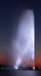 fountain during dawn thumbnail