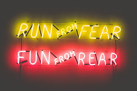 Run from Fear LED signage thumbnail