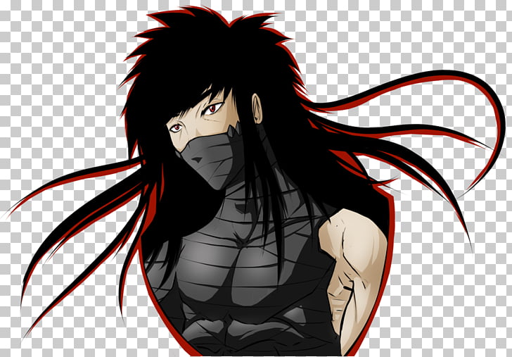 Black Hair Hair Coloring Long Hair Hime Cut Ichigo Kurosaki Png