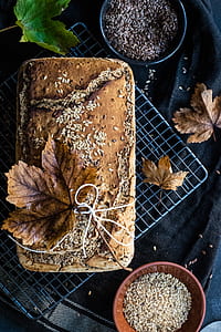 brown bread with sesame seeds thumbnail