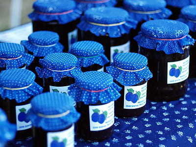 labeled jar on table thumbnail