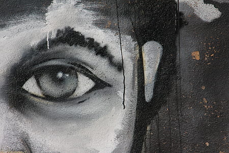 closeup photo of man's face painting thumbnail