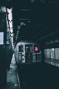 grayscale photo of train thumbnail