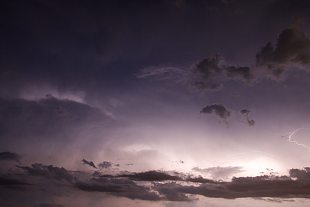 nimbus clouds with lightning strike thumbnail
