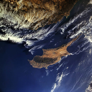 Satellite Image of Cyprus thumbnail