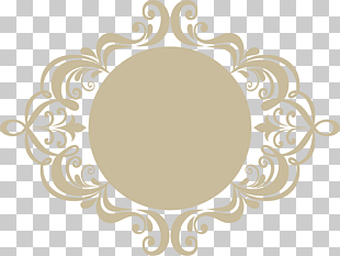 European wind with wooden frame, brown damask PNG clipart