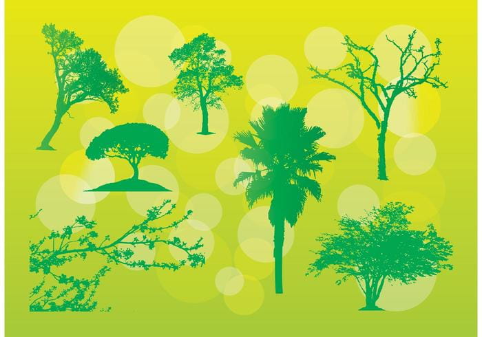 Free Tree Vector Illustrations eps, ai file