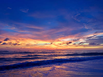 sea during sunset thumbnail