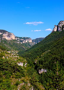 Typical Landscape in Gorges du Tarn - One of the Largest Canyons in Europe - Southern France thumbnail