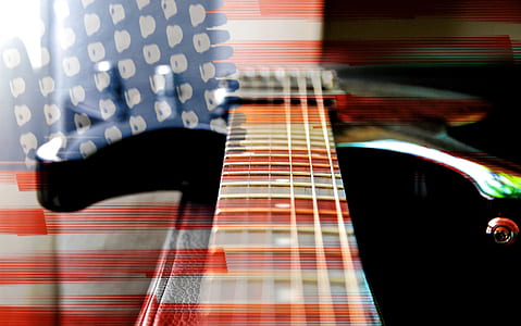 closeup photo of guitar strings thumbnail