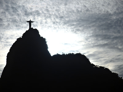 silhouette of Christ The Redeemer thumbnail