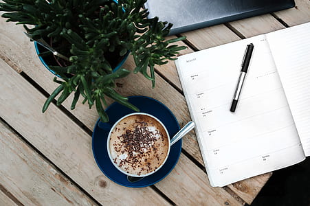 black pen on top of open notebook thumbnail
