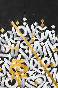 white and brown text on black background thumbnail