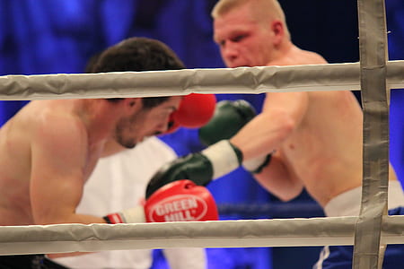 two men boxing inside ring thumbnail